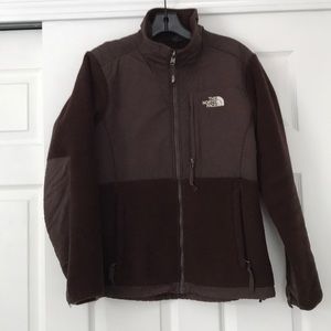Like New- Brown North Face fleece zip up